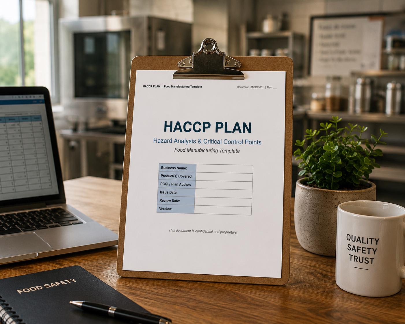 FSMA Compliant HACCP Plan Template | Food Safety Hazard Analysis (word ...