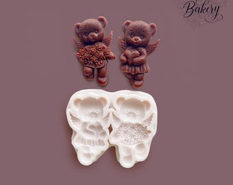 Bear Angels Silicone Mold