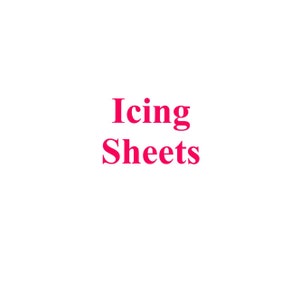 Edible Fabric Icing Sheets (set of 5)