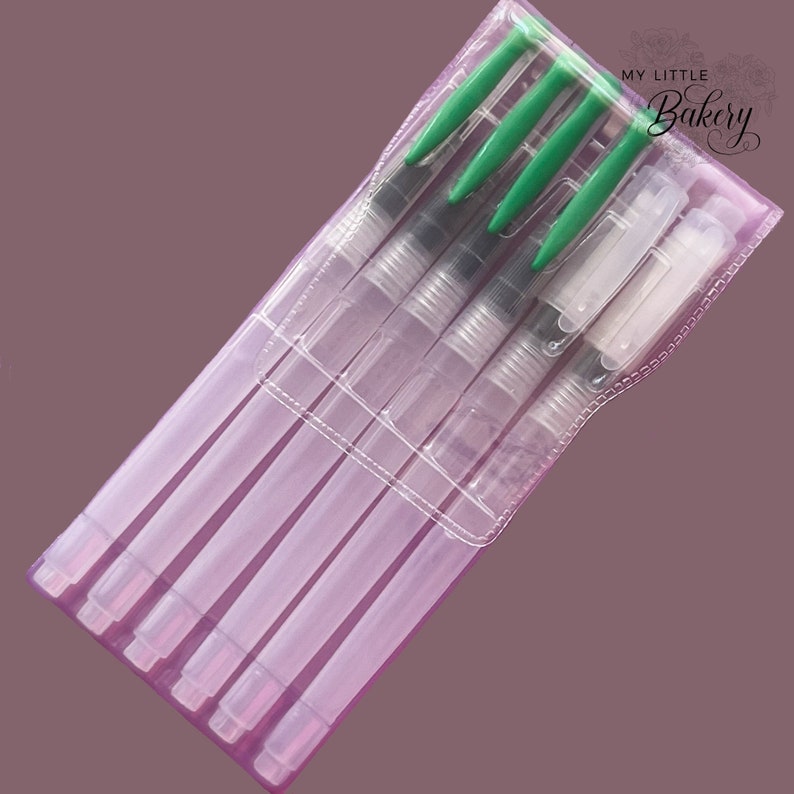 Watercolor Paint Brushpen set of 6 Etsy