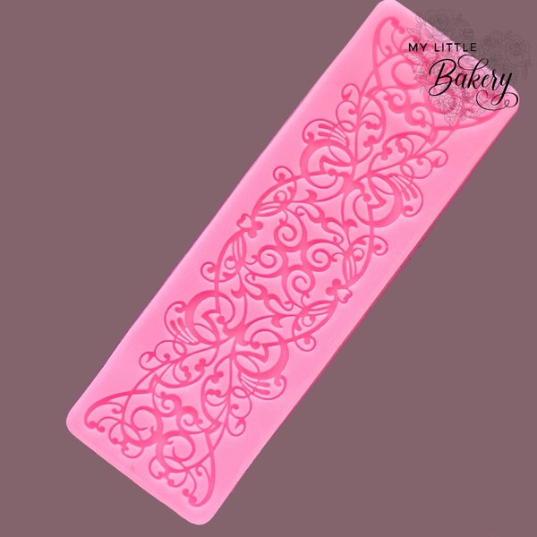 Intricate lace silicone mold