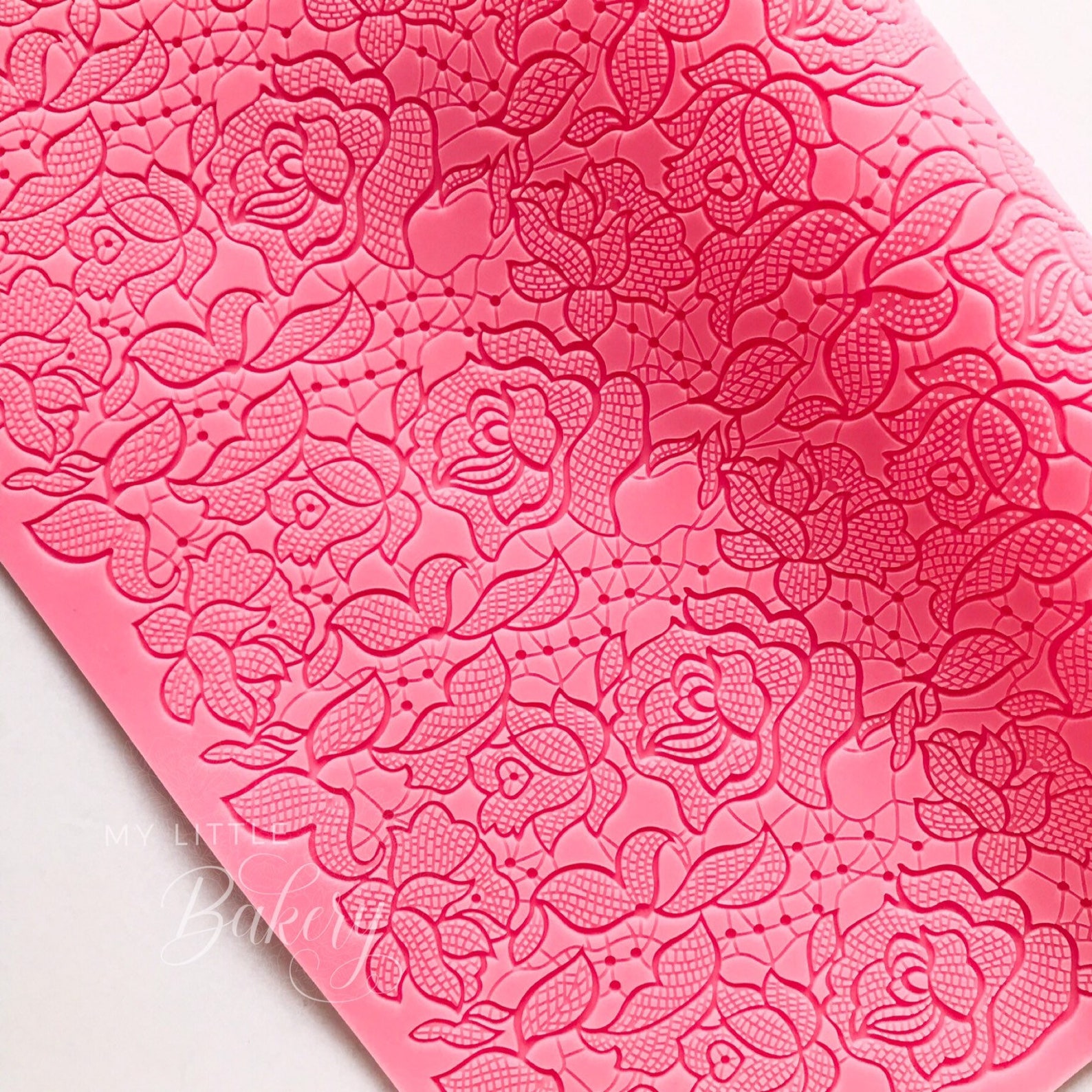 Rose Lace Silicone Mat Etsy