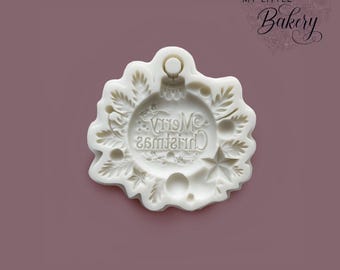 Christmas Ornament Silicone Mold 4.2”inch