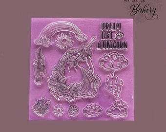 Unicorn clear Stamp