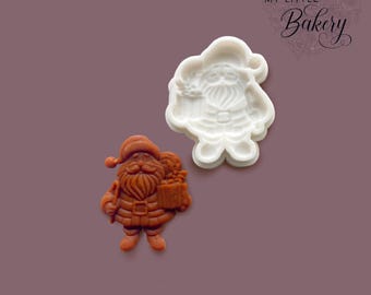 Santa Christmas Silicone Mold 3”inch