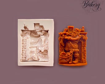 ヴィンテージサンタのドアデコレーション、ヴィンテージサンタ、重厚な