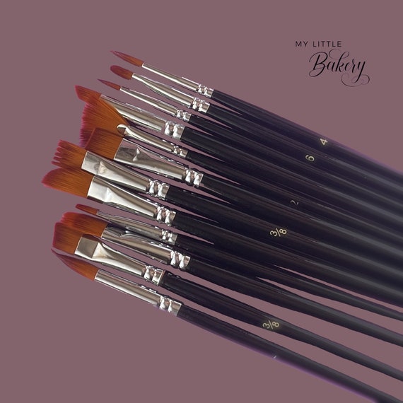 High Quality 12 Artist Paint Brush Set Etsy