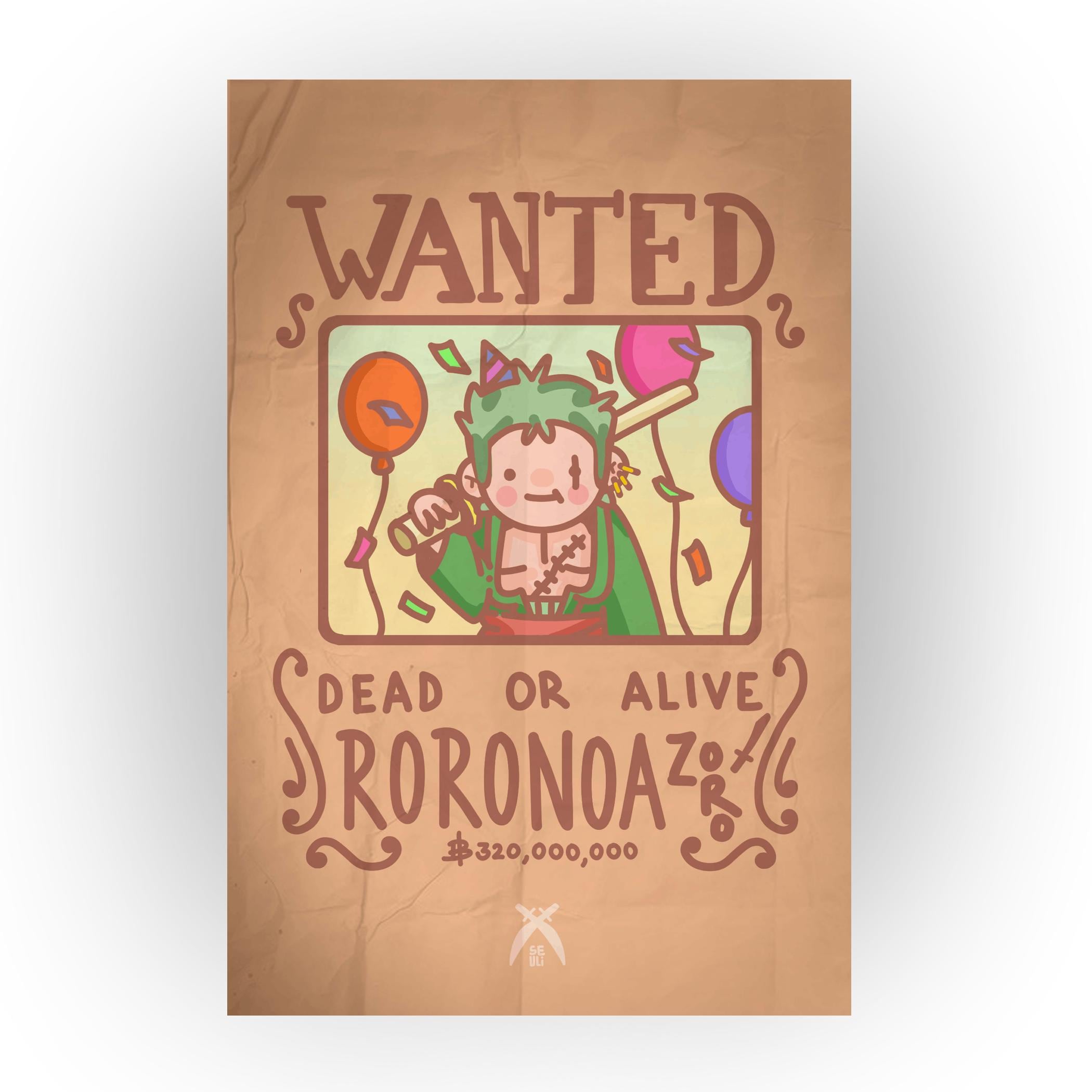 Zoro Birthday Card - Etsy