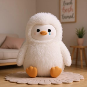 Stacked Art Collectible Plush Doll - Unique Character Stuffed Figure - Whimsical Home Decor Plush Toy Gift