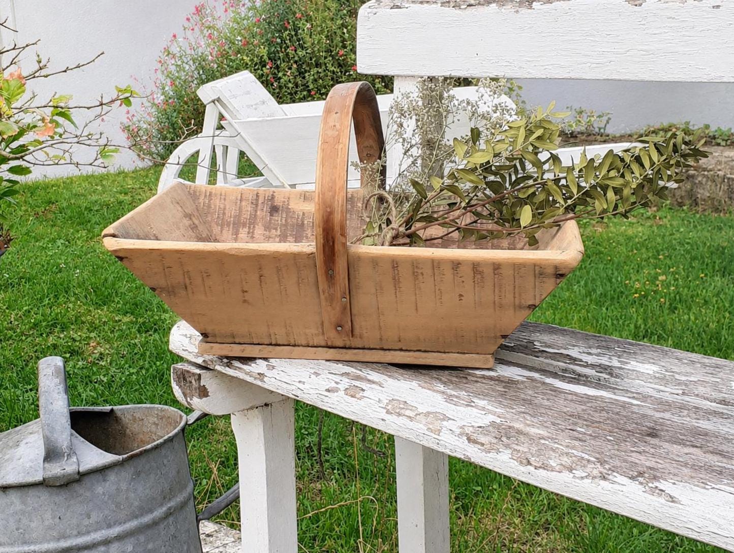 ヴィンテージ葡萄蔓鉈入れ Antique Grape Harvesting Baskets - Etsy