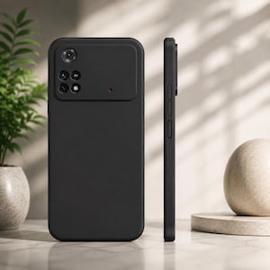 liquid silicone shockproof matte phone case soft bumper protective cover for poco series devices