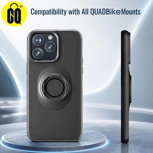 Voor quad Lock-In Schokbestendig Telefoonhoesje Quick Mount Compatibele smartphones Beschermhoes