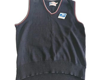 Gilet sans manches vintage USPS (United States Postal Service), taille XL
