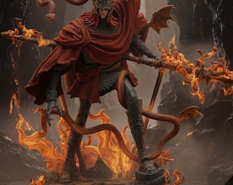 Messmer el Empalador STL / Figura del jefe de Elden Ring: La Sombra del Árbol de Erdtree (Archivo digital imprimible en 3D)