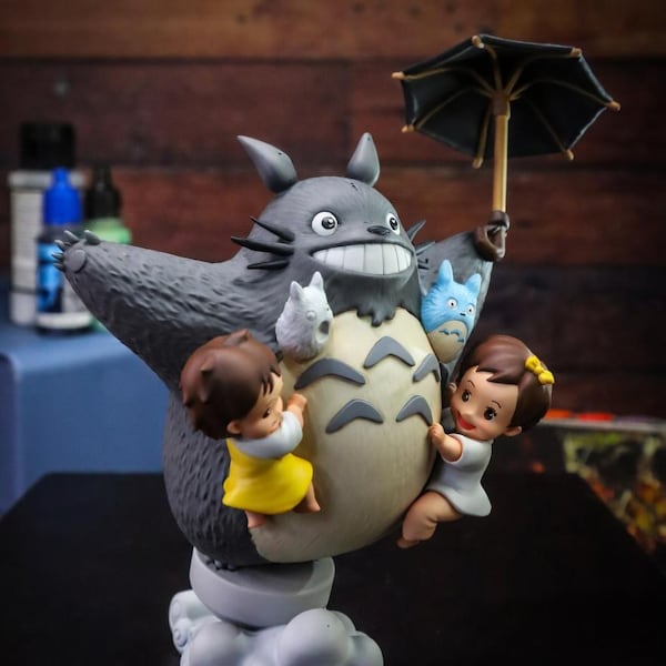 Waldgeist Totoro STL | Inspiriert von Mein Nachbar Totoro | Gemütliches Fantasiewesen | 3D-Druckmodell