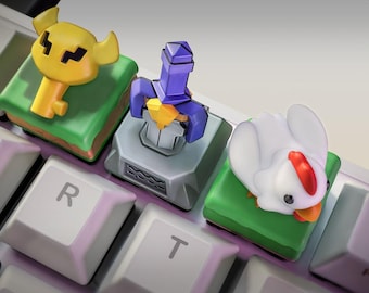Archivo STL de teclas de Zelda / Teclado mecánico artesanal de A Link to the Past (Descarga digital)