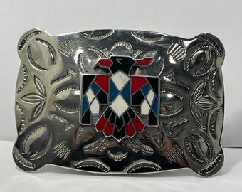 Thunderbird B-K Silversmith Nickel Silver Western Vintage 