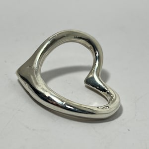 Vintage Sterling Silver Heart Pendant