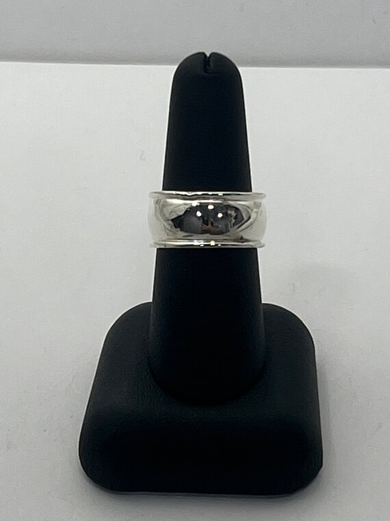Vintage fashion ring silver Gem