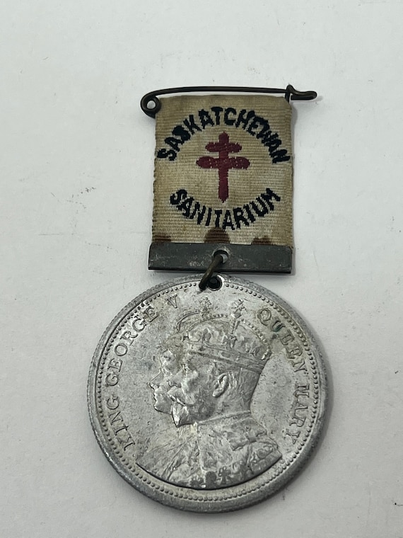 1911 King George V Queen Mary Coronation Medallion