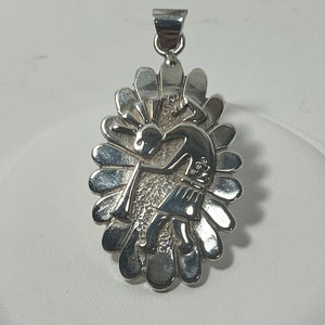 Vintage Sterling Silver Kokopelli Pendant