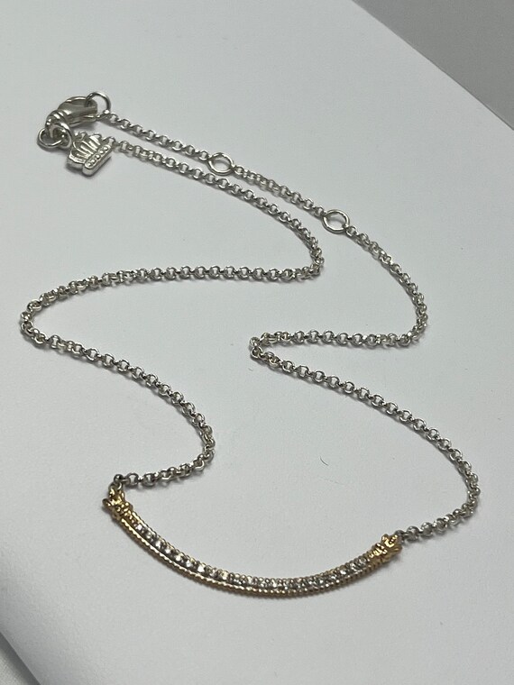 New Alwand Vahan Sterling Silver Bar Necklace with