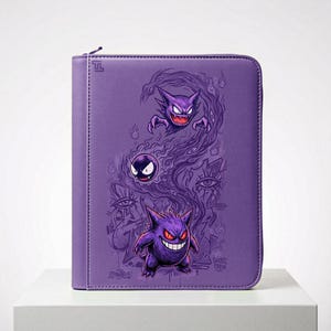 purple pokemon card binder Purple Trading Card Binder