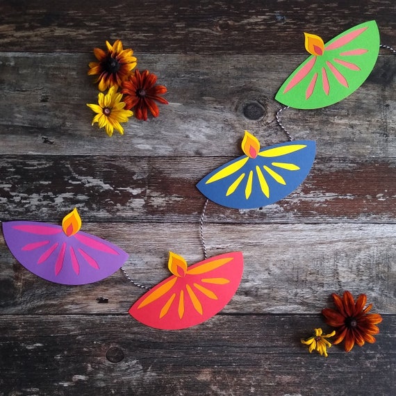 Diwali Diya Banner, Diwali Decoration