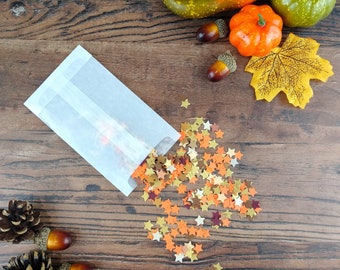 Rustic Wedding Star Confetti, Thanksgiving Decor