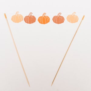 Pumpkin Cake Topper Pumpkin Pie Cake Bunting Thanksgiving Decor Autumn Cake Topper Cake Toppers UK Halloween Cake Decor image 8