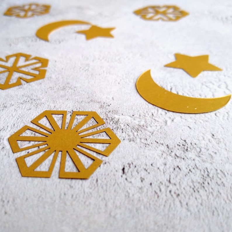 Eid Decoration - Ramadan Decoration - Islamic Party Confetti image 3