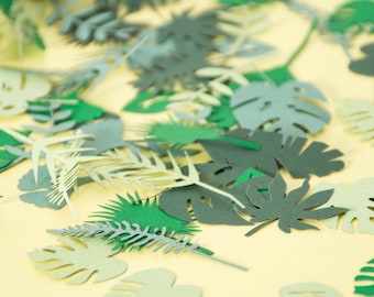 Jungle Party Decorations, Safari Baby Shower Decorations, Jungle Birthday Party, Tropical Wedding Confetti, Bridal Shower Party Supplies