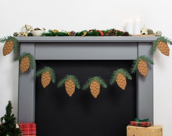 Pinecone Christmas Bunting