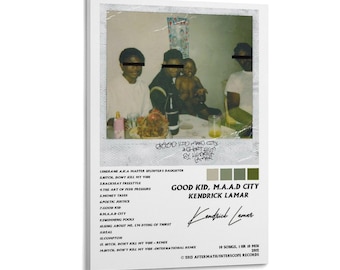 Kendrick Poster Lamar - Good Kid Maad City Poster Album CoverWall Art Posters For Room Aesthetic and Decor