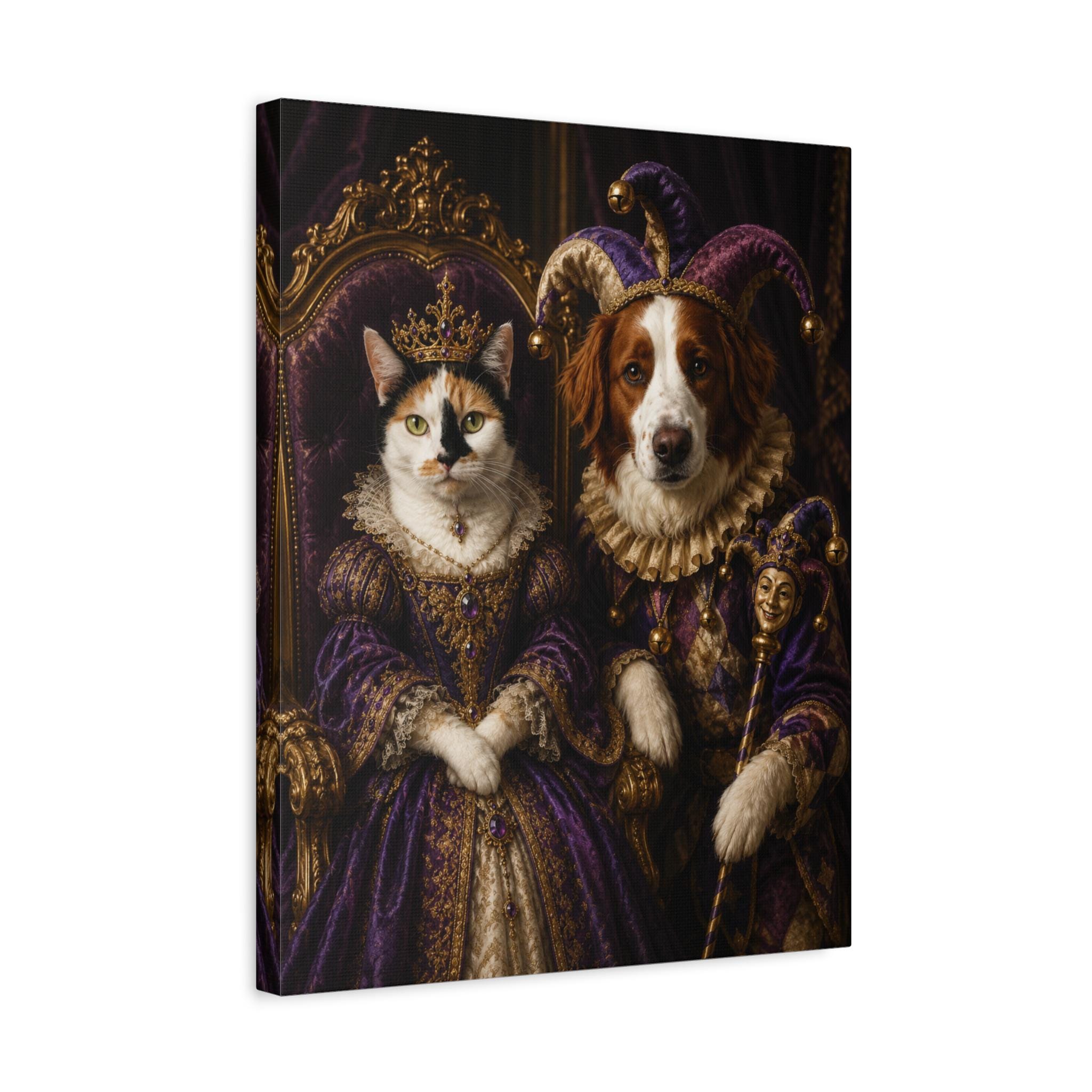 Royal pet portrait