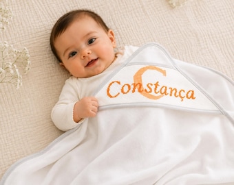Personalized Cloth Diaper with Embroidered Name | Handmade Baby Diaper | Newborn Gift