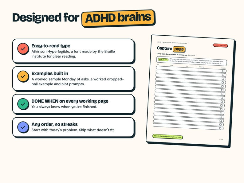 Task List Metrics ADHD Work Planner Printable, Work Organizer, Daily Task Planner ...