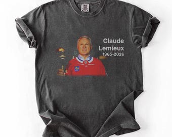 Claude Lemieux Memorial Shirt 1965-2026, Hockey Legend Tribute Tee, Vintage Memorial T-Shirt, RIP Claude Lemieux Fan Gift, Hockey Shirt