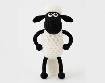 Shaun the Sheep Crochet Pattern PDF – Amigurumi Sheep Plush Toy, Instant Download