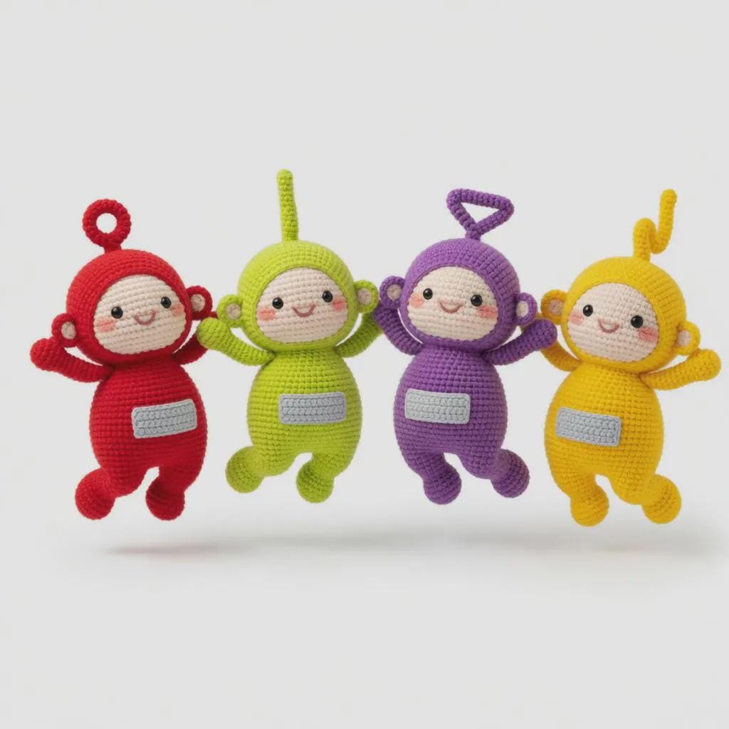Teletubbies pattern - Etsy 日本