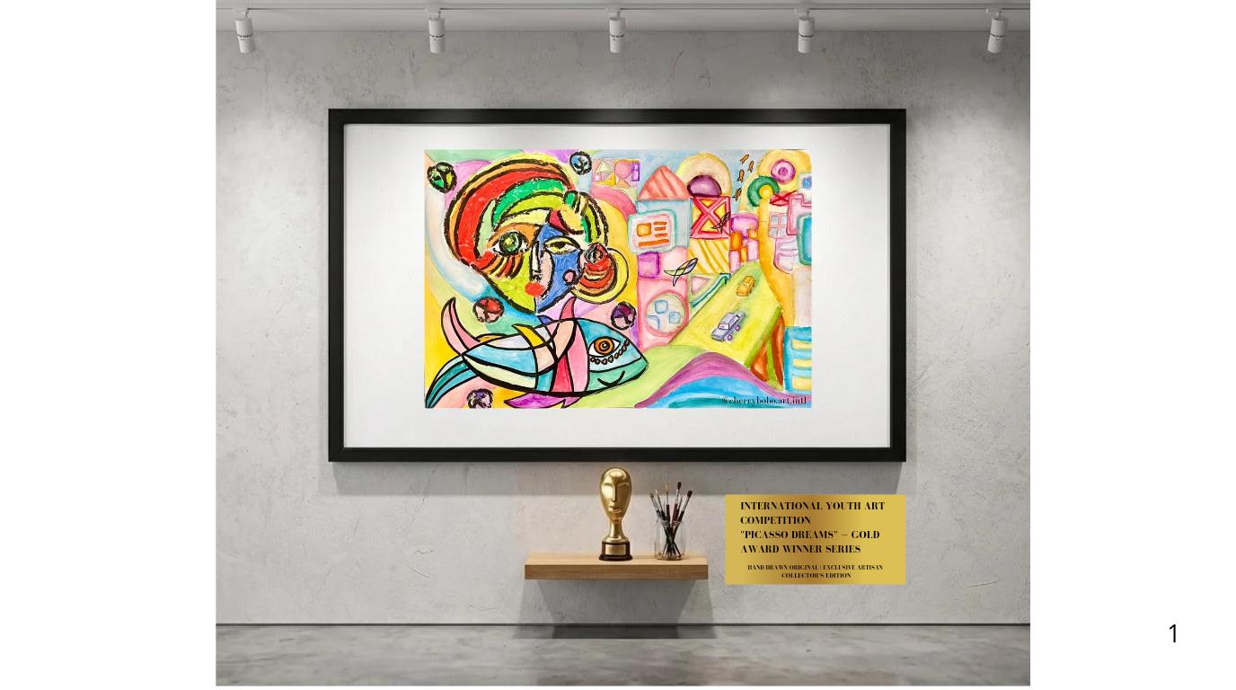 Picasso fish art - Etsy 日本