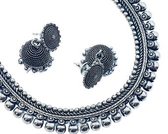 Bohemian Oxidized Necklace Set For girls/Women / Gift For Her