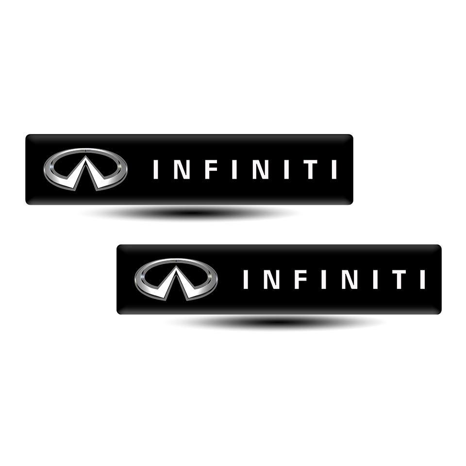 Insignia De Letras Emblema Para Maletero Trasero De Infiniti Q50, Color Negro Brillo, Deportivo, Adhesivo, Marca AutoTatoo