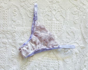 Tanga in pizzo regolabile