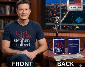 Stephen Colbert Mug, The Late Show Cup, TV Comedy Fan Gift