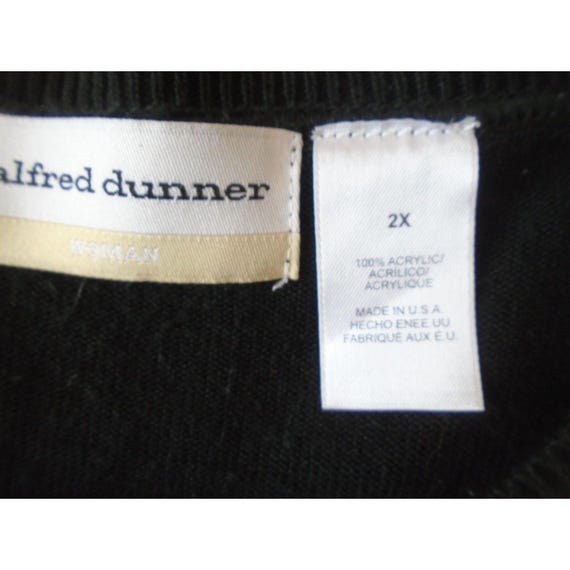 Alfrun Dunner color block sweater plus size 2X - image 4