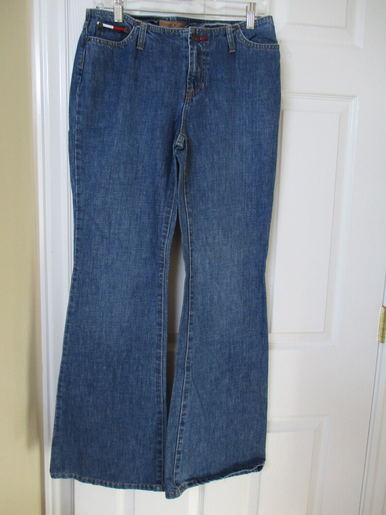Vintage Tommy Jeans BELL BOTTOM Jeans Size 9 Vtg 90/'s Womens waist size 30 flare legs