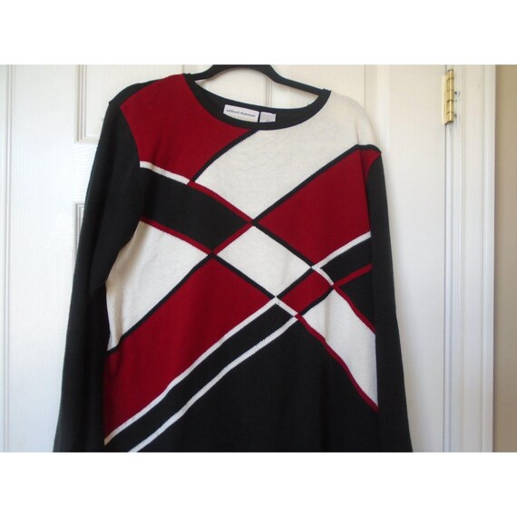 Alfrun Dunner color block sweater plus size 2X - image 2