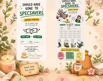 Should Have Gone to Specsavers | Printable A6 | PDF download | Savings Challenge