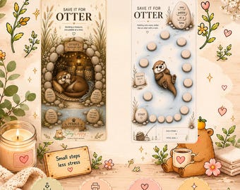 Save It For Otter | Printable A6 | PDF download | Savings Challenge